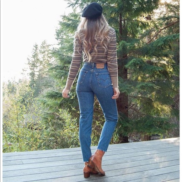 Levi's Denim - LEVI’S- Vintage 512 Slim Fit Super High Rise Jeans